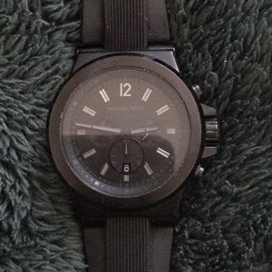 SALE!!!! AUTHENTIC MICHAEL KORS MATTE BLACK WATCH